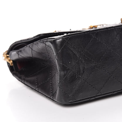 Chanel Aged Calfskin Lucky Charms 2.55 Reissue 226 Flap Black 6 of 11