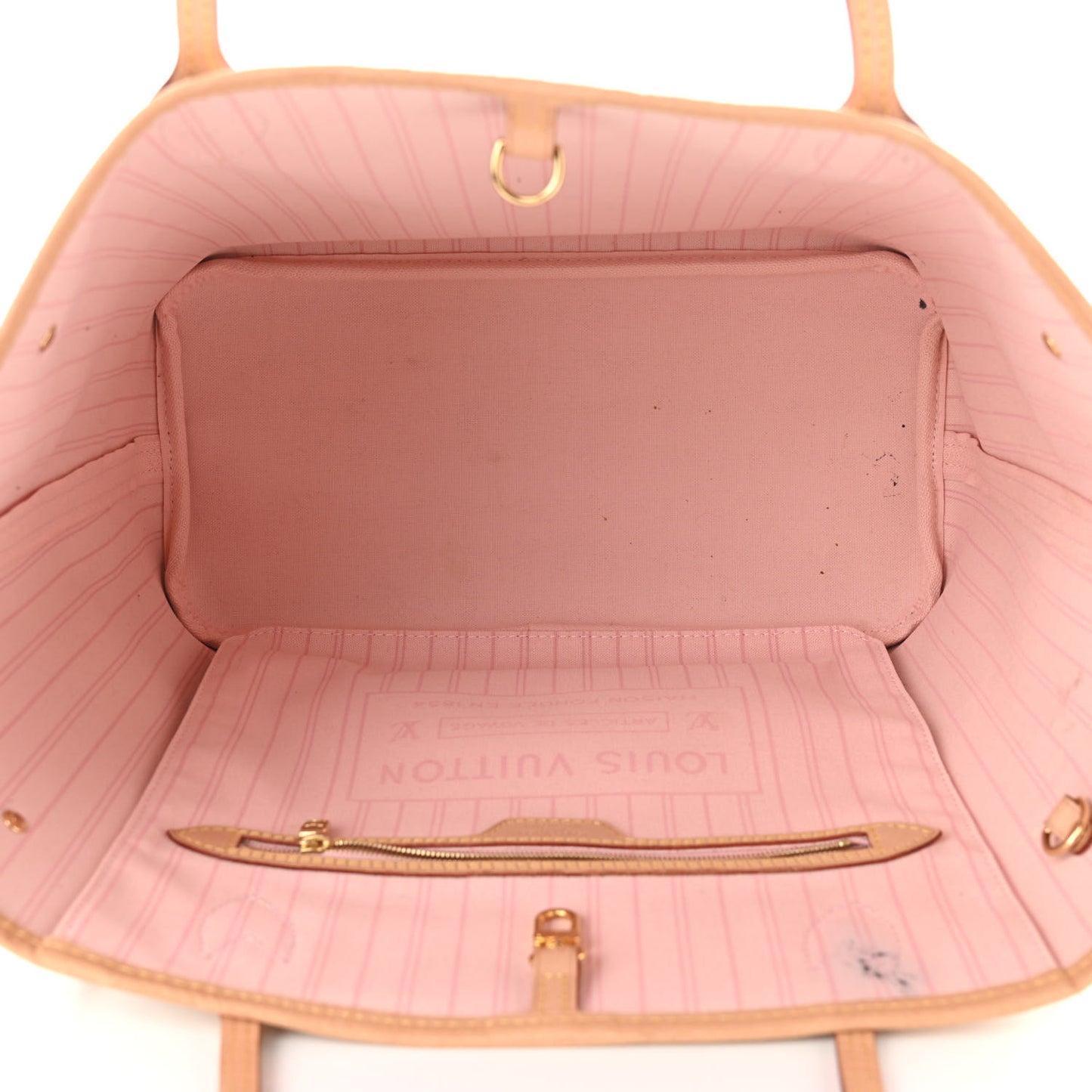 Damier Azur Neo Neverfull MM Rose Ballerine