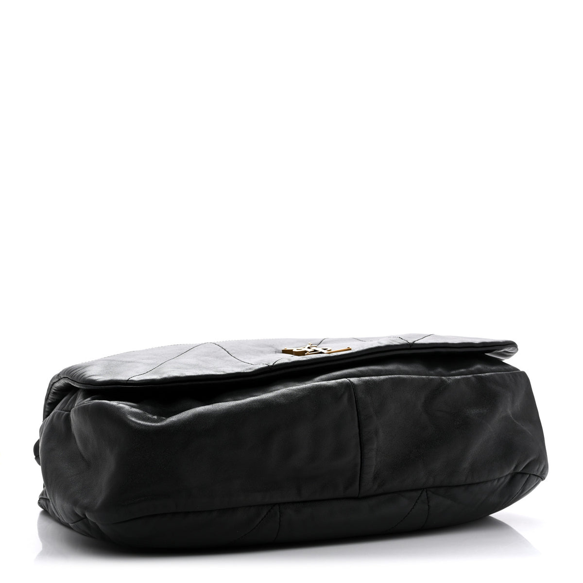 Lambskin Matelasse Monogram Large Jamie 4.3 Black