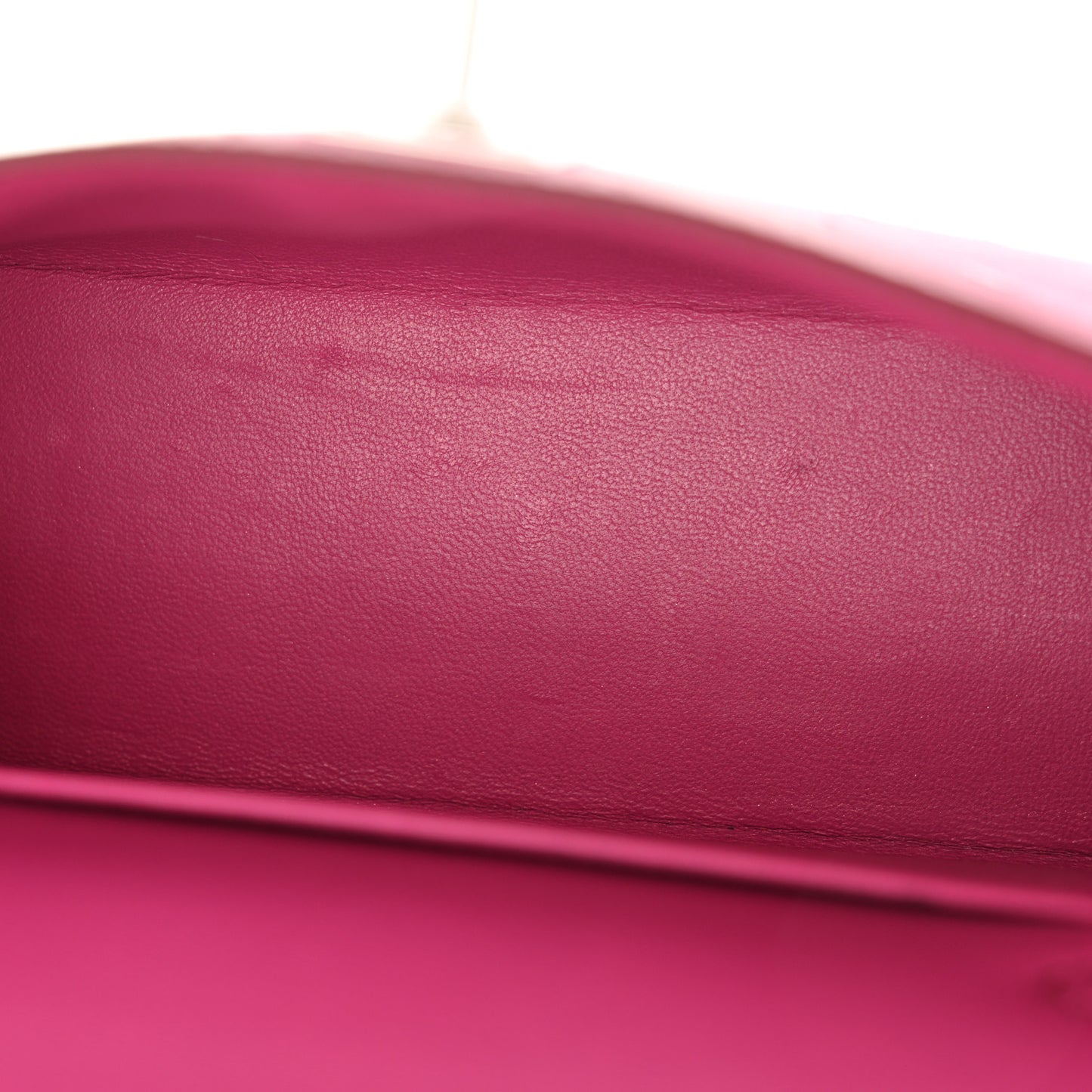 Ostrich Kelly Sellier Mini 20 Rose Pourpre