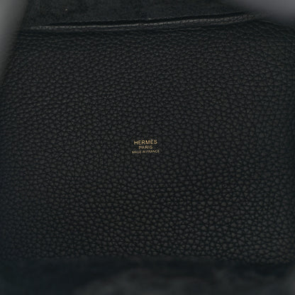 Hermes Taurillon Clemence Picotin Lock 22 MM Black 5 of 11