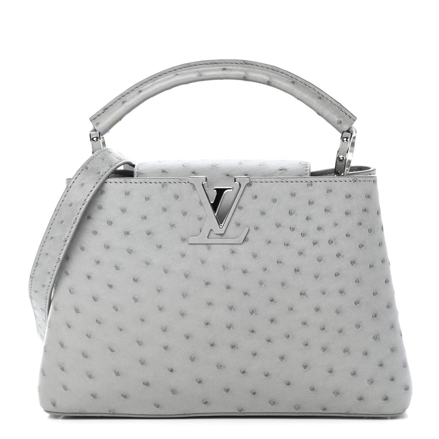 Ostrich Capucines BB Gris