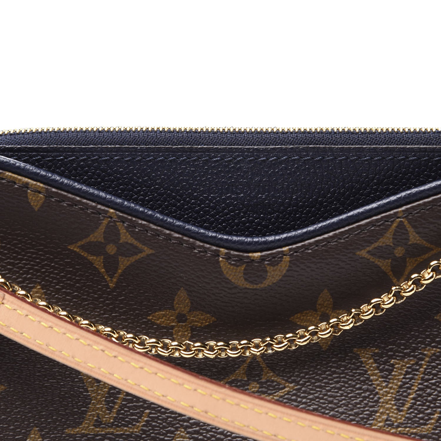 Louis Vuitton Monogram Pallas Clutch Blue Marine 10 of 11