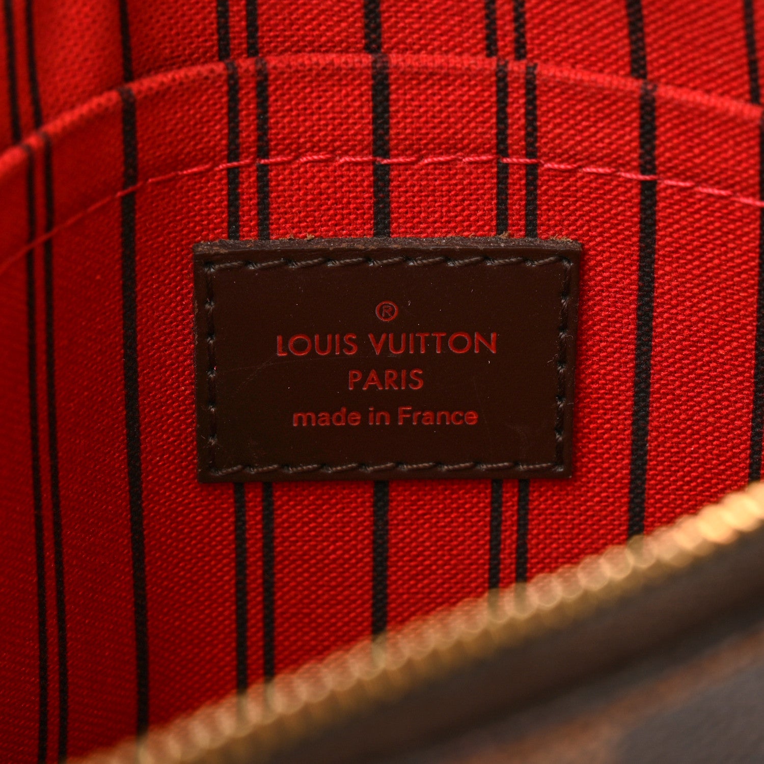 Louis Vuitton Damier Ebene Neverfull MM GM Pochette 6 of 13
