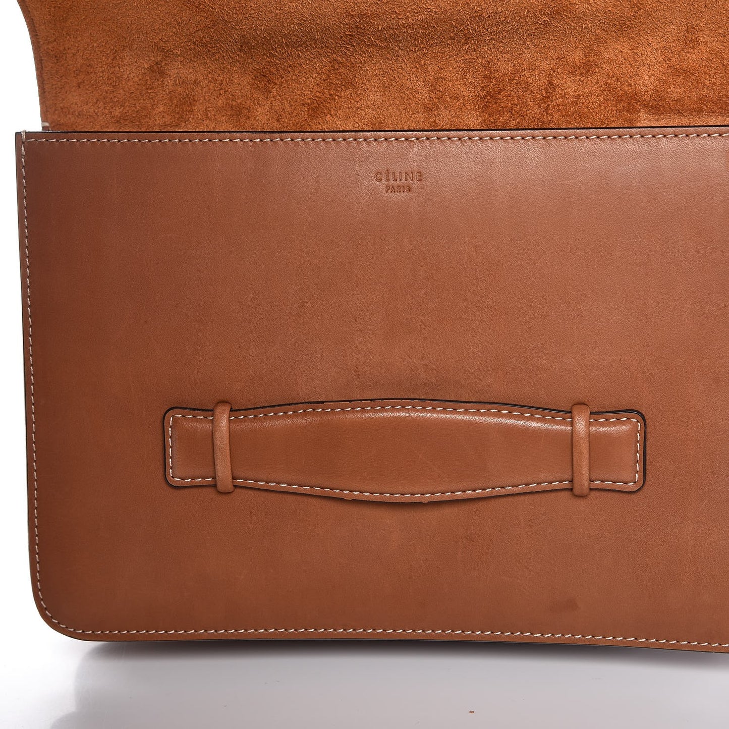 Natural Calfskin Medium Symmetrical Bag Chestnut