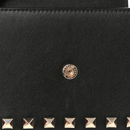 Valentino Garavani Calfskin Rockstud Phone Case With Chain Black 11 of 12