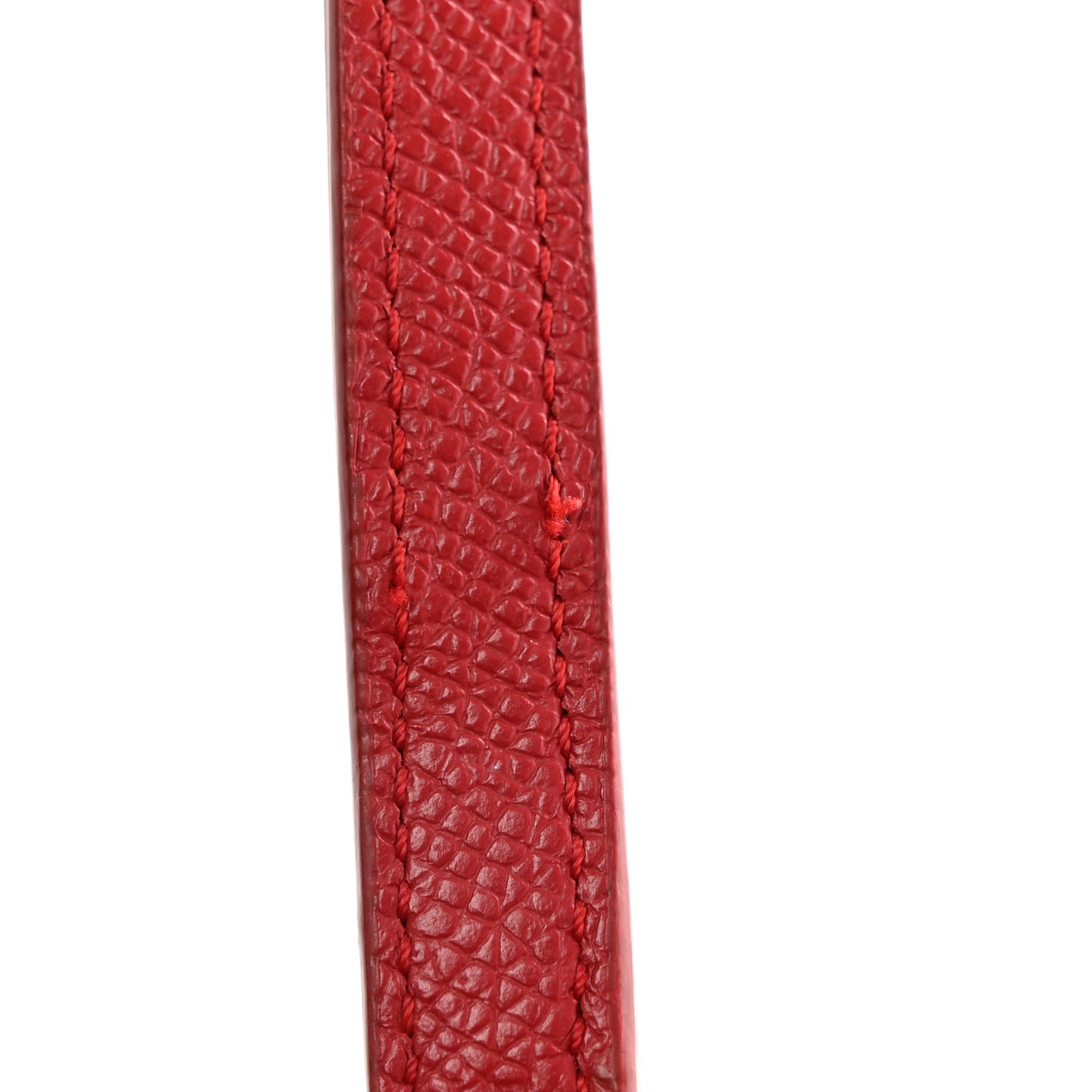 Grained Calfskin Nano Belt Bag Coquelicot