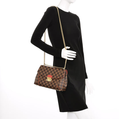 Louis Vuitton Damier Ebene Caissa Clutch Cherry 2 of 6