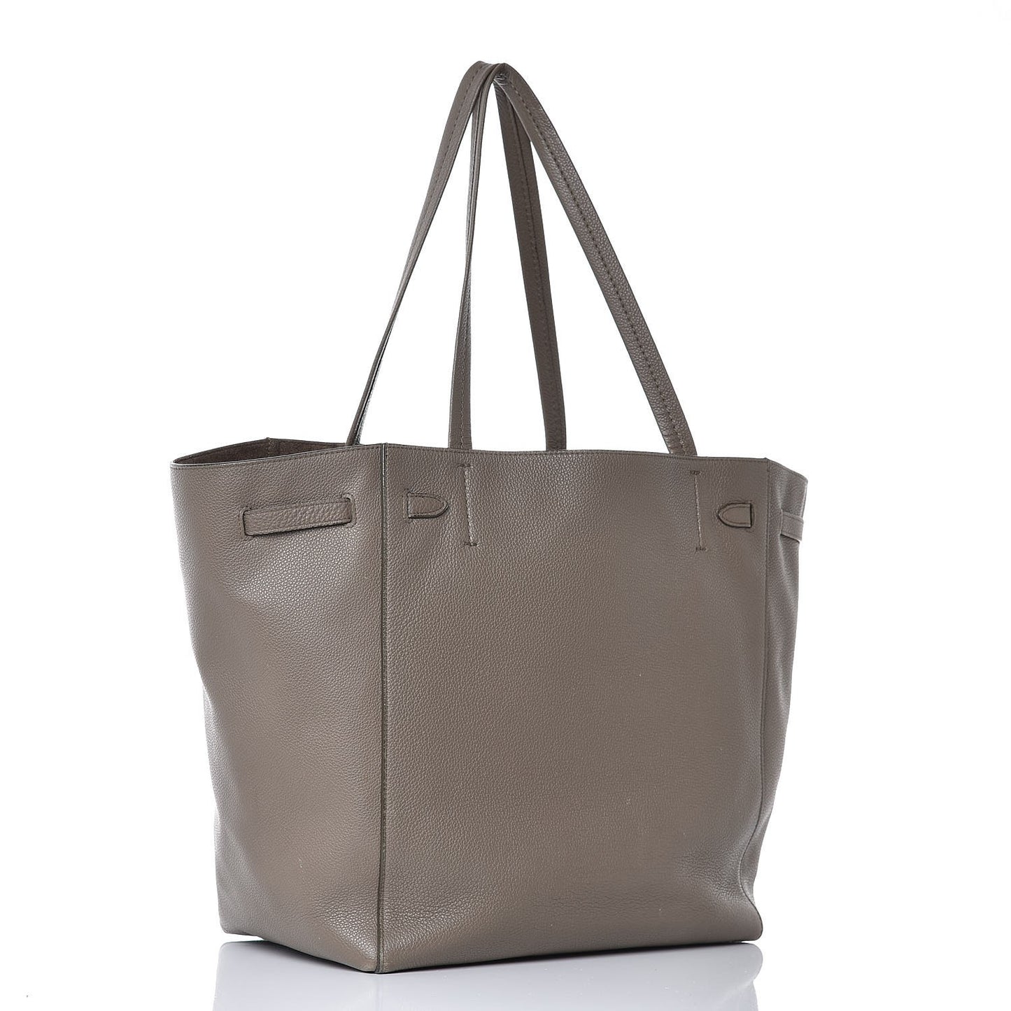 Soft Grained Calfskin Small Belt Cabas Phantom Taupe