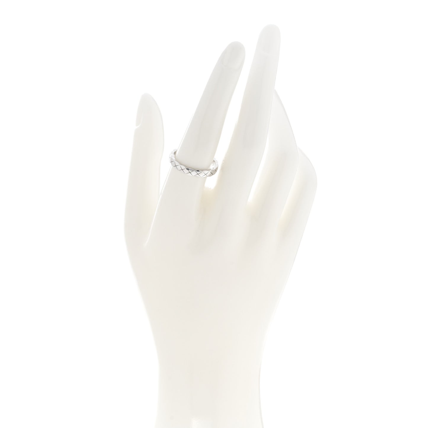 18K White Gold Mini Coco Crush Ring 56 7.5