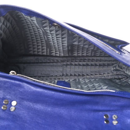 Proenza Schouler Lambskin Large PS1 Satchel Sapphire 4 of 4