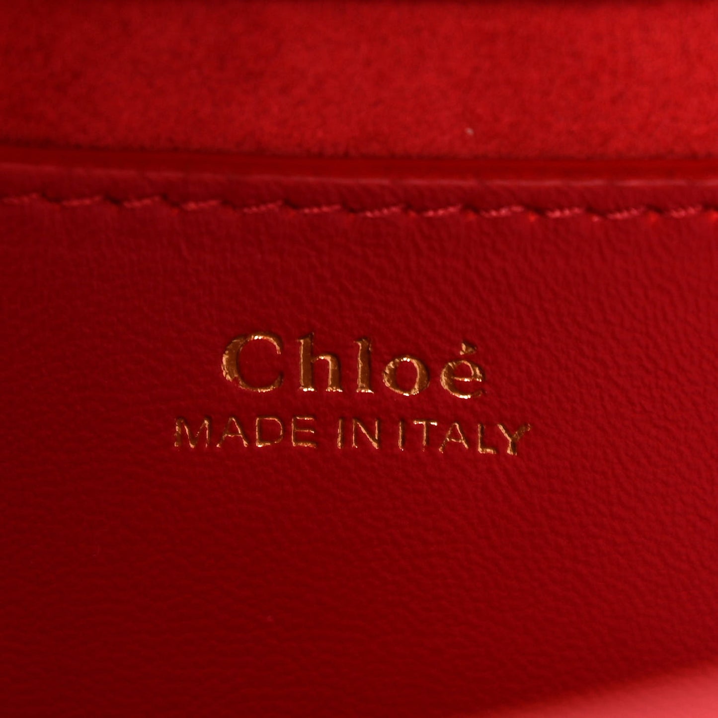 Nappa Small Kiss Bag Red Crush