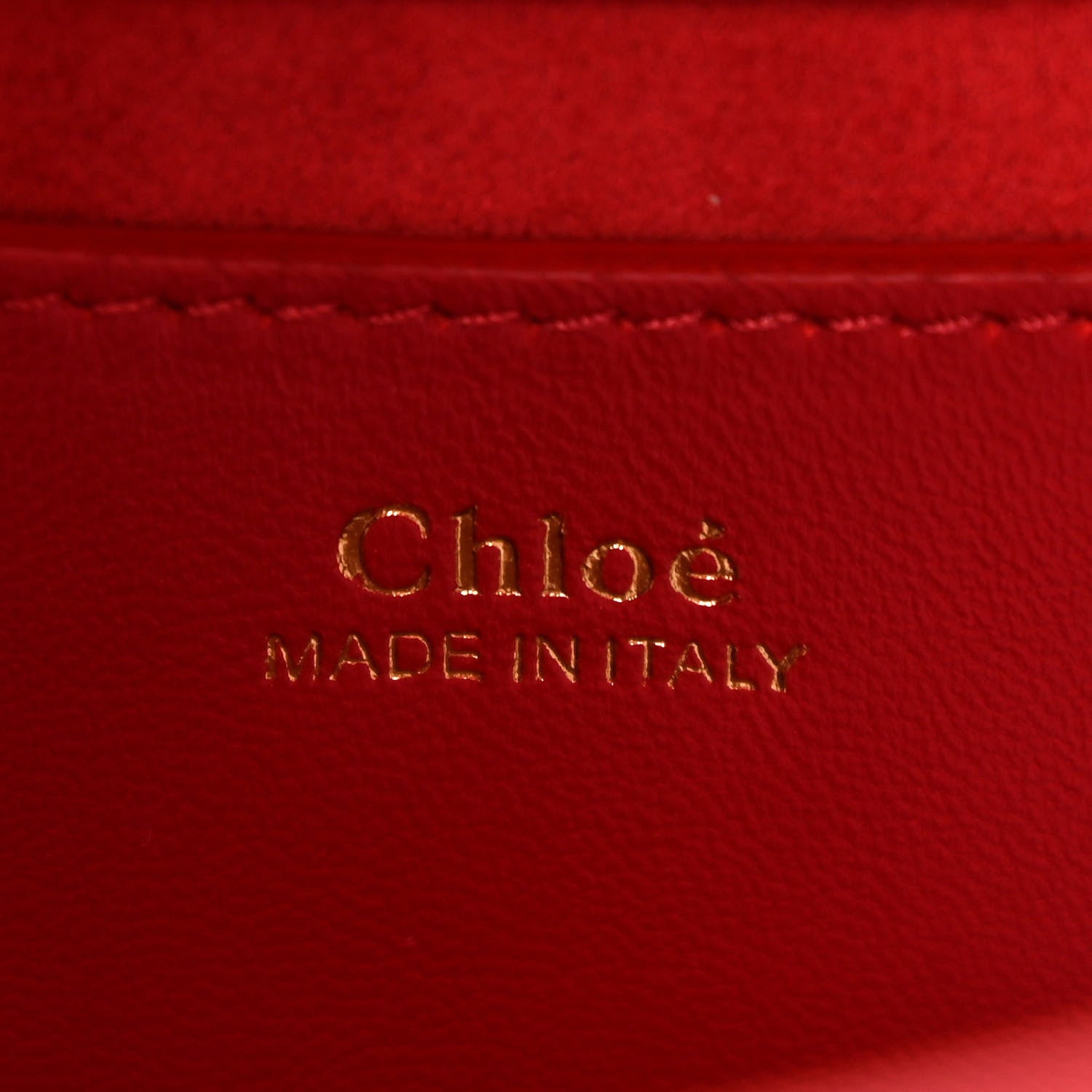 Chloe Nappa Small Kiss Bag Red Crush 6 of 9