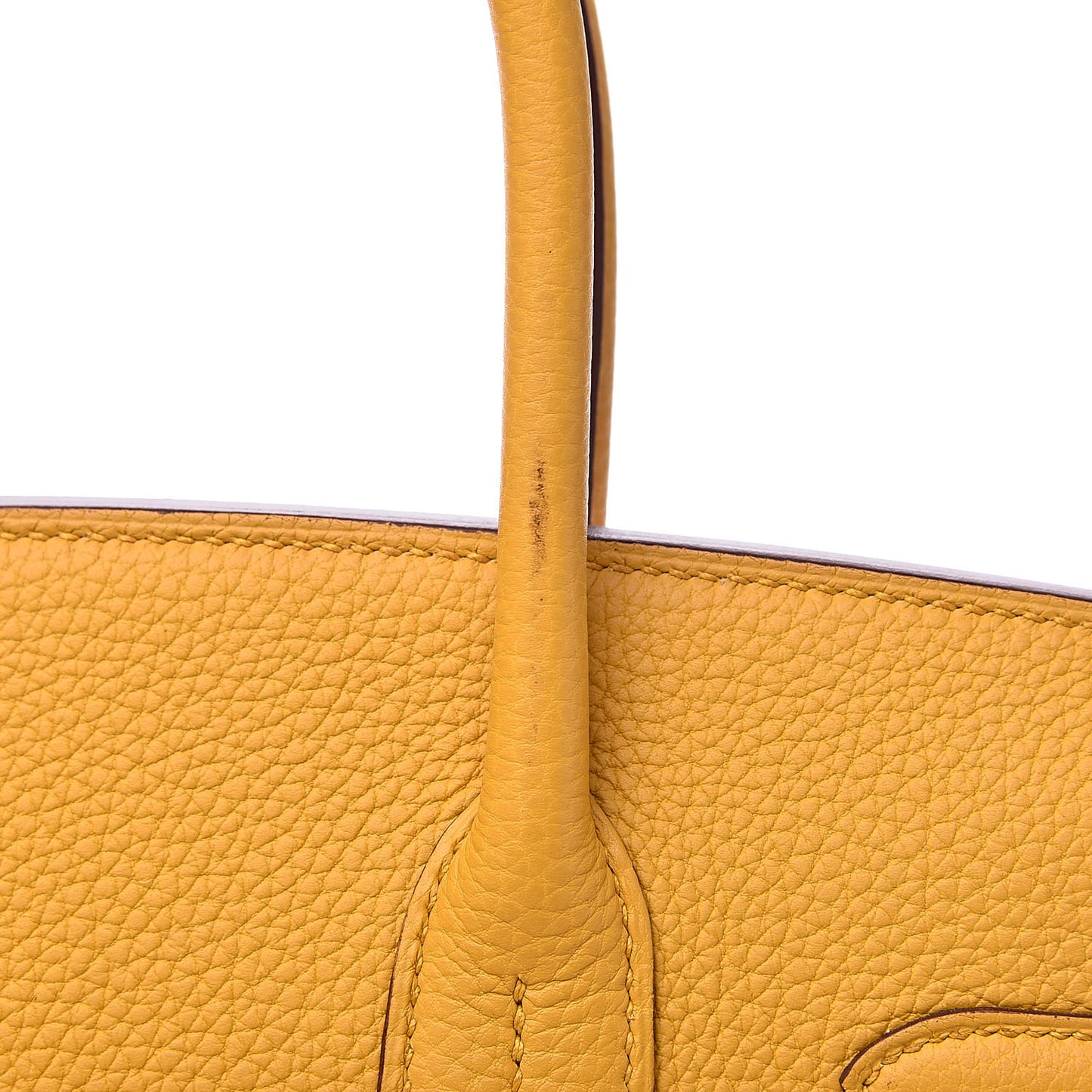 Togo Birkin 30 Jaune Ambre