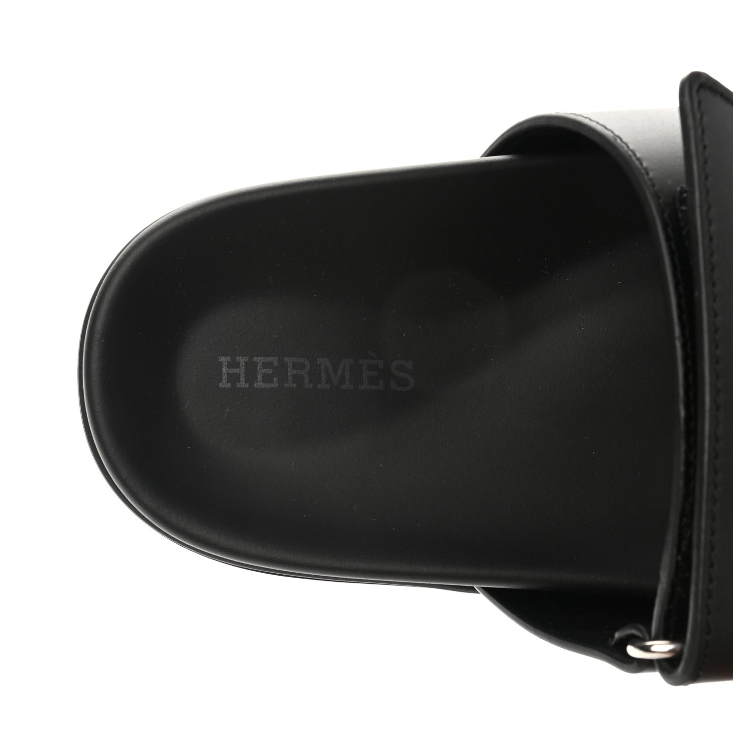 Calfskin Womens Chypre Sandals 35.5 Black