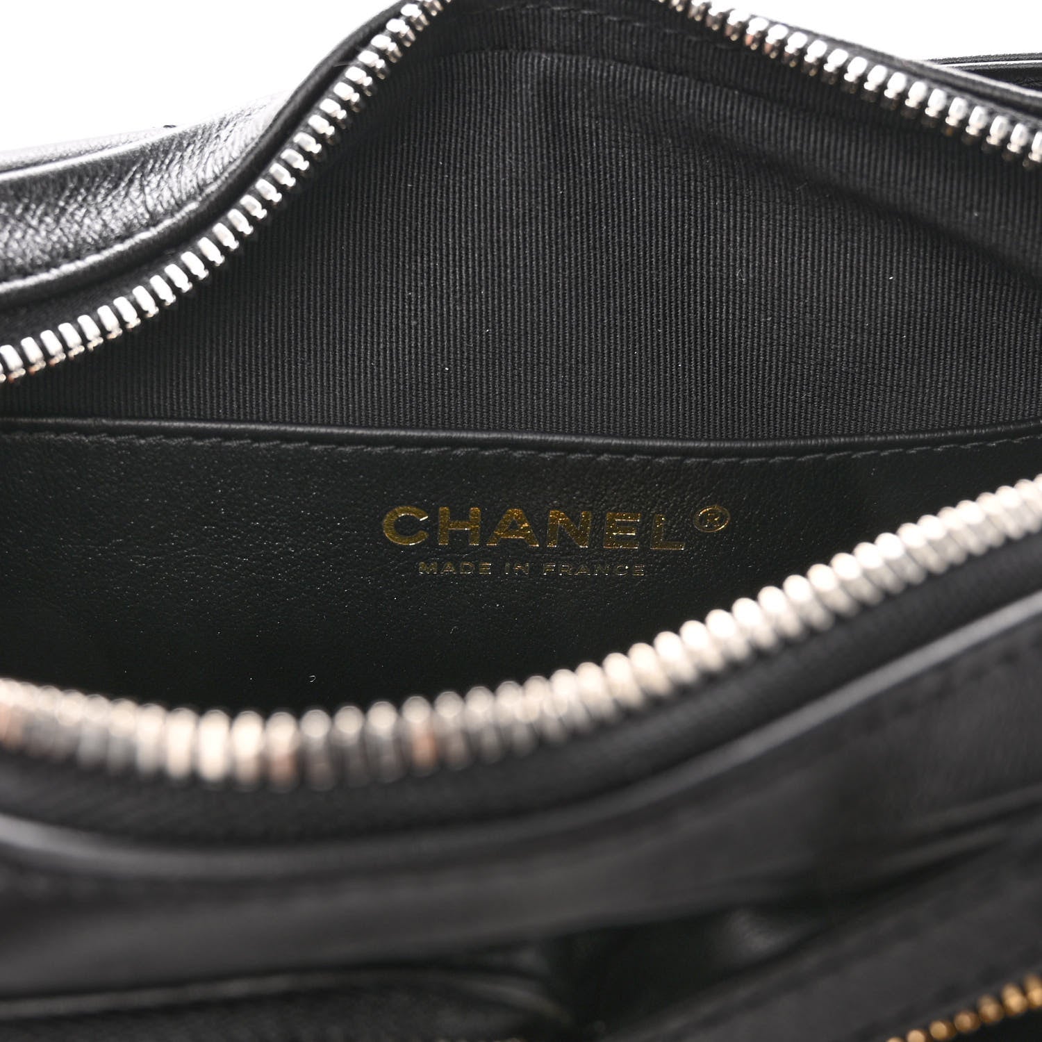 Chanel Calfskin Quilted Small Camera Case Black 6 of 10
