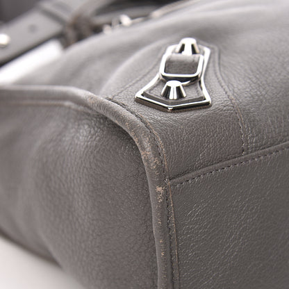 Balenciaga Chevre Silver Metallic Edge Hardware City Gris Acier 10 of 13