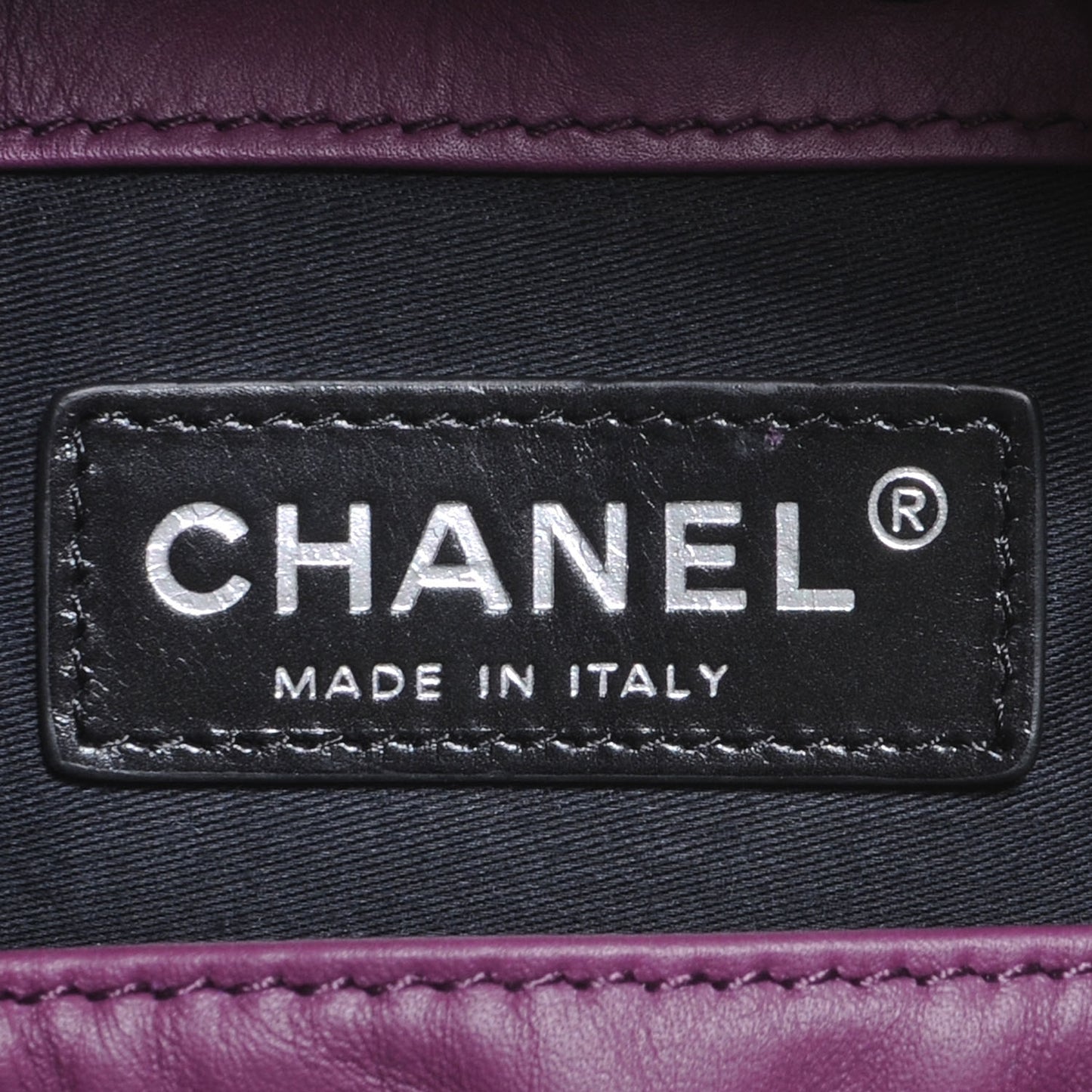 Lambskin Mini Backpack Purple
