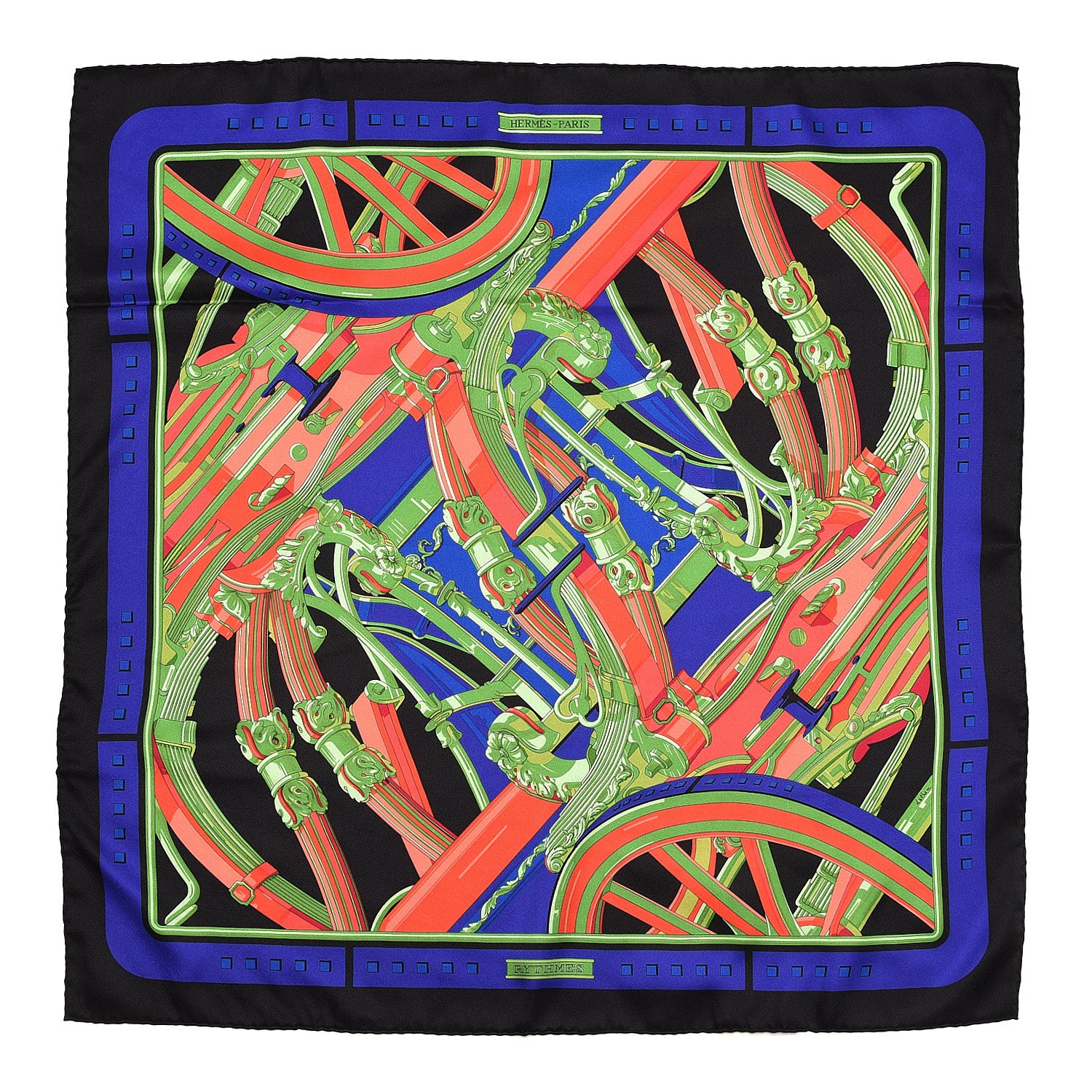 Hermes Silk Rythmes Scarf 65 1 of 4