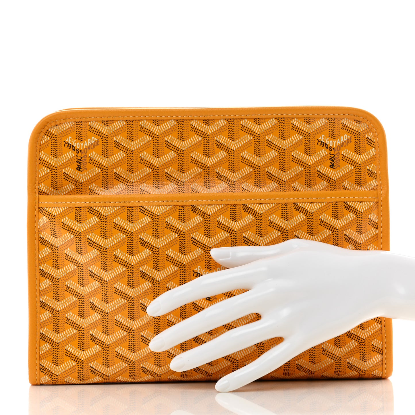 Goyardine Jouvence Toiletry Pouch Yellow