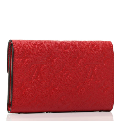Louis Vuitton Empreinte Compact Curieuse Wallet Cherry 3 of 7