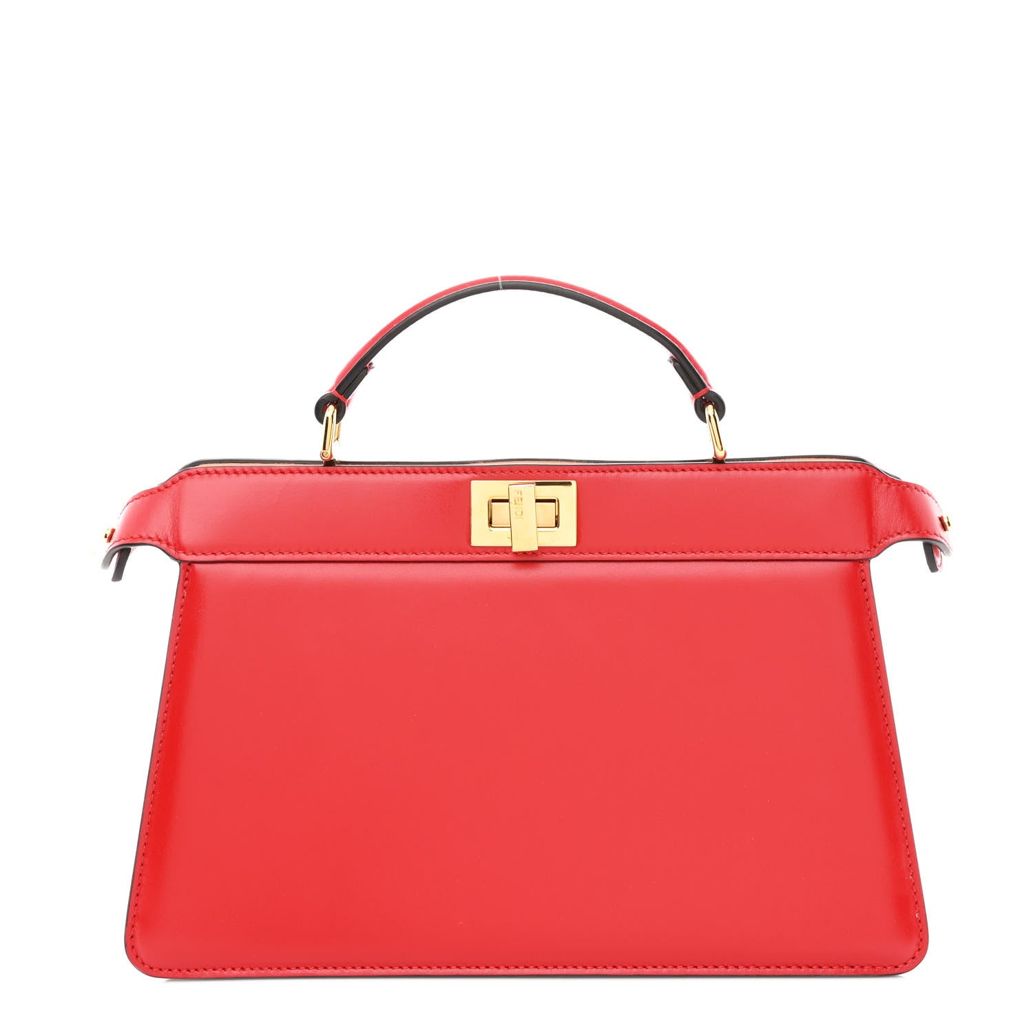 Fendi Vitello King Luxor Shiny Nappa Medium Peekaboo I SEE U East