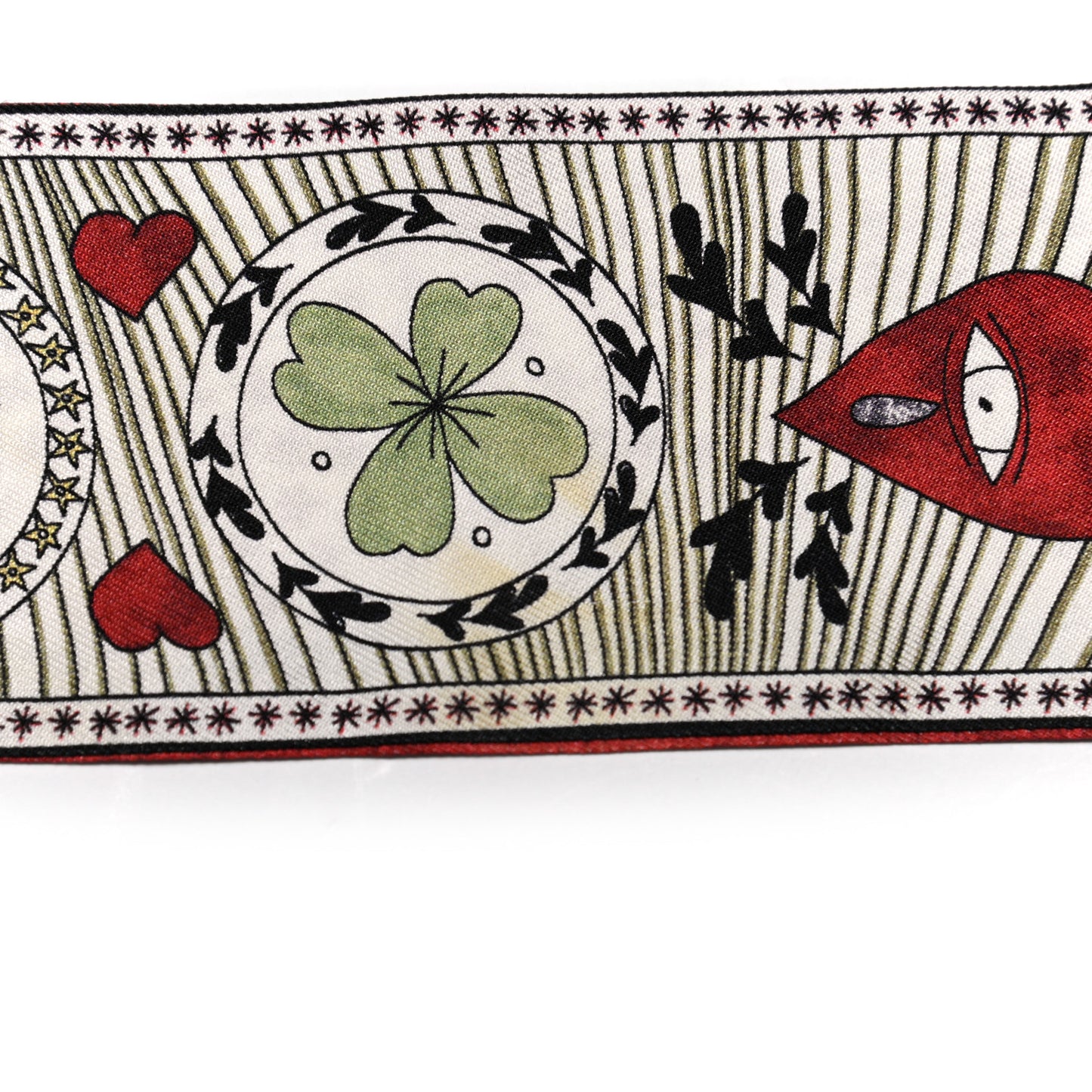 Silk Le Soleil Tarot Mitzah Scarf Off White