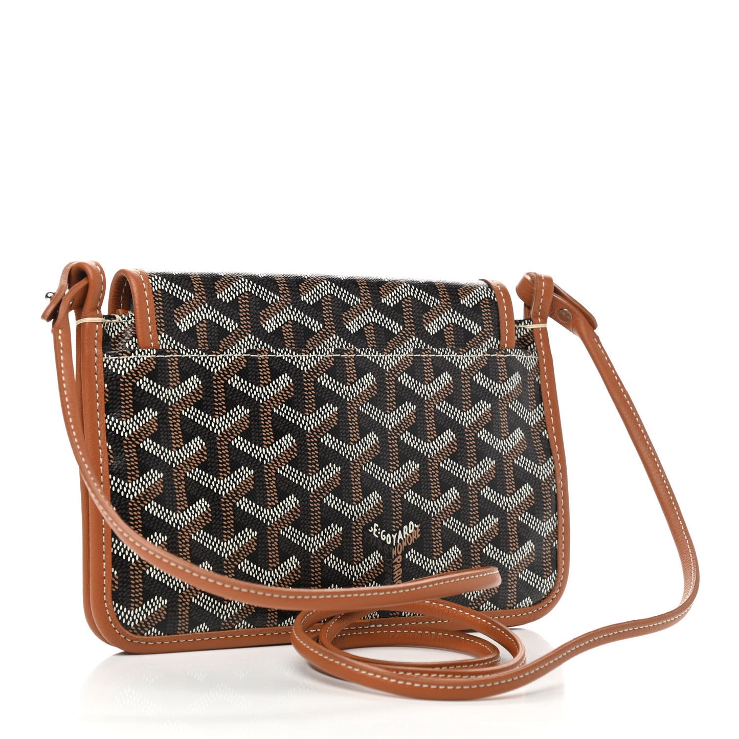 Goyardine Plumet Wallet Clutch Black Gold