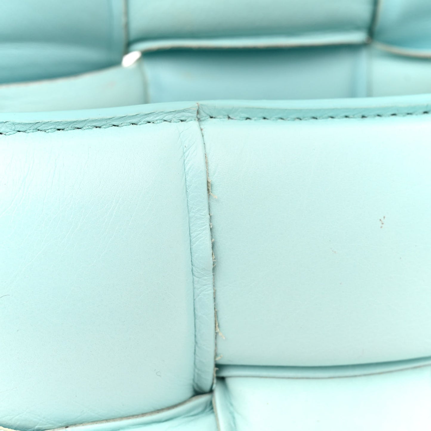 Paper Calfskin Maxi Intreccio Padded Cassette Crossbody Bag Spearmint