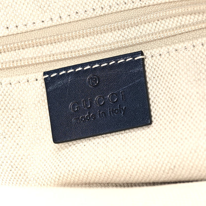 Gucci Monogram Calfskin Large Sukey Tote Beige Blue 6 of 11