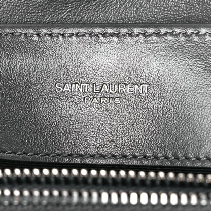 Saint Laurent Calfskin Y Quilted Monogram Small Loulou Chain Satchel Pebble 5 of 11