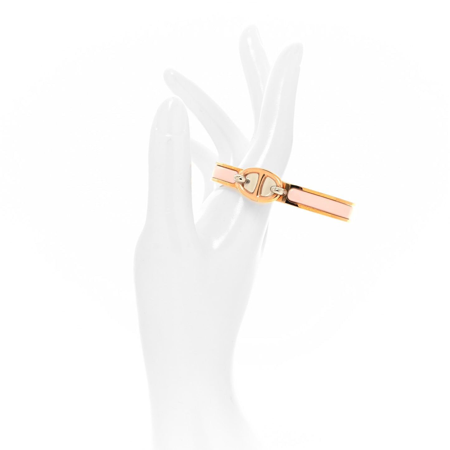 Enamel Mini Clic Chaine d'Ancre Bracelet PM Rose Candeur