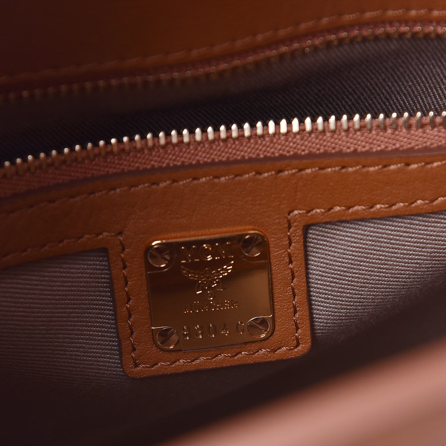 Calfskin Ottomar Monogram Essential Bucket Bag Cognac