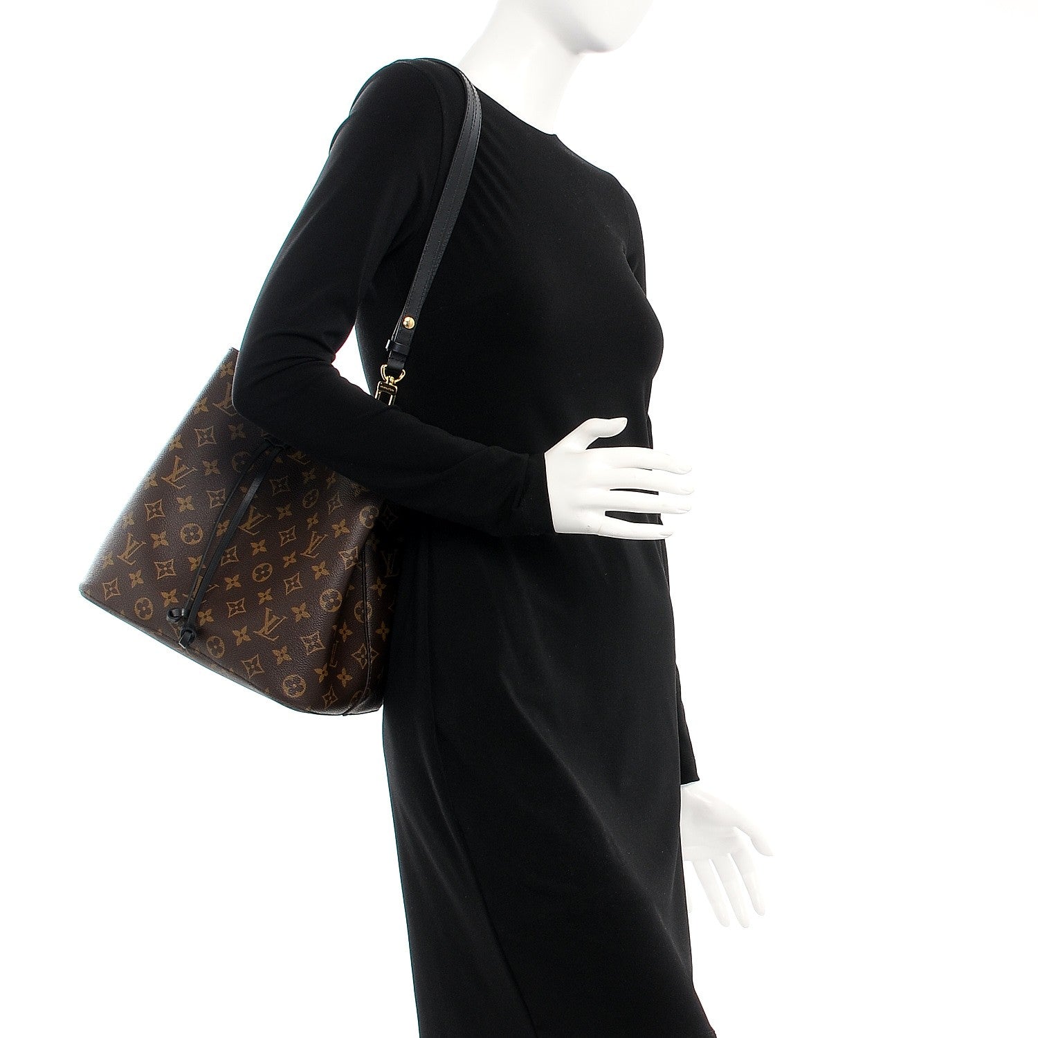 Louis Vuitton Monogram Neonoe MM Black 2 of 6