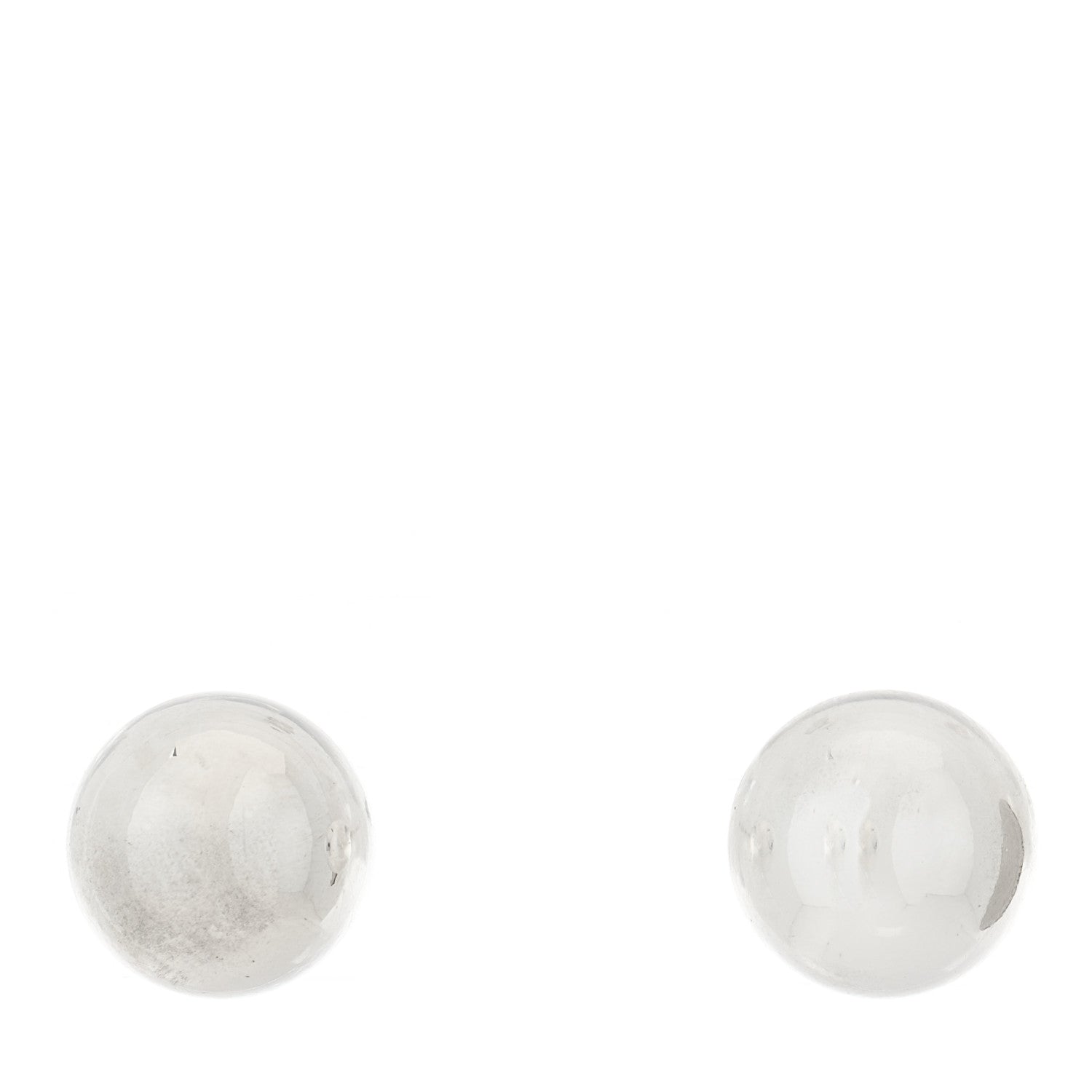 Tiffany Sterling Silver 10mm HardWear Ball Earrings 1 of 4