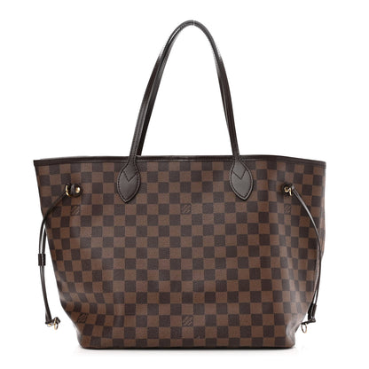 Louis Vuitton Damier Ebene Neo Neverfull MM Rose Ballerine 3 of 12