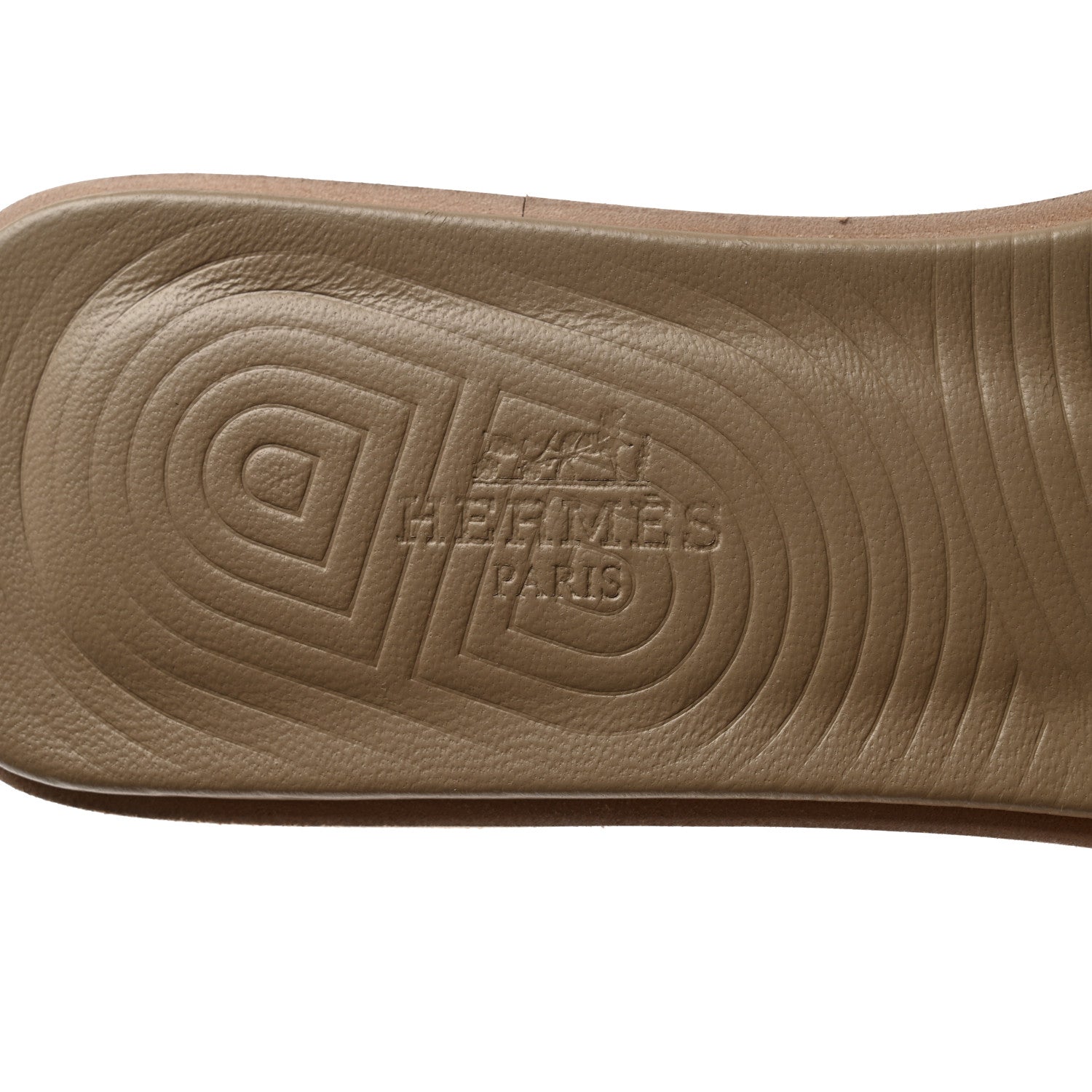 Hermes Suede Goatskin Oran Sandals 37 Beige Sable 7 of 9