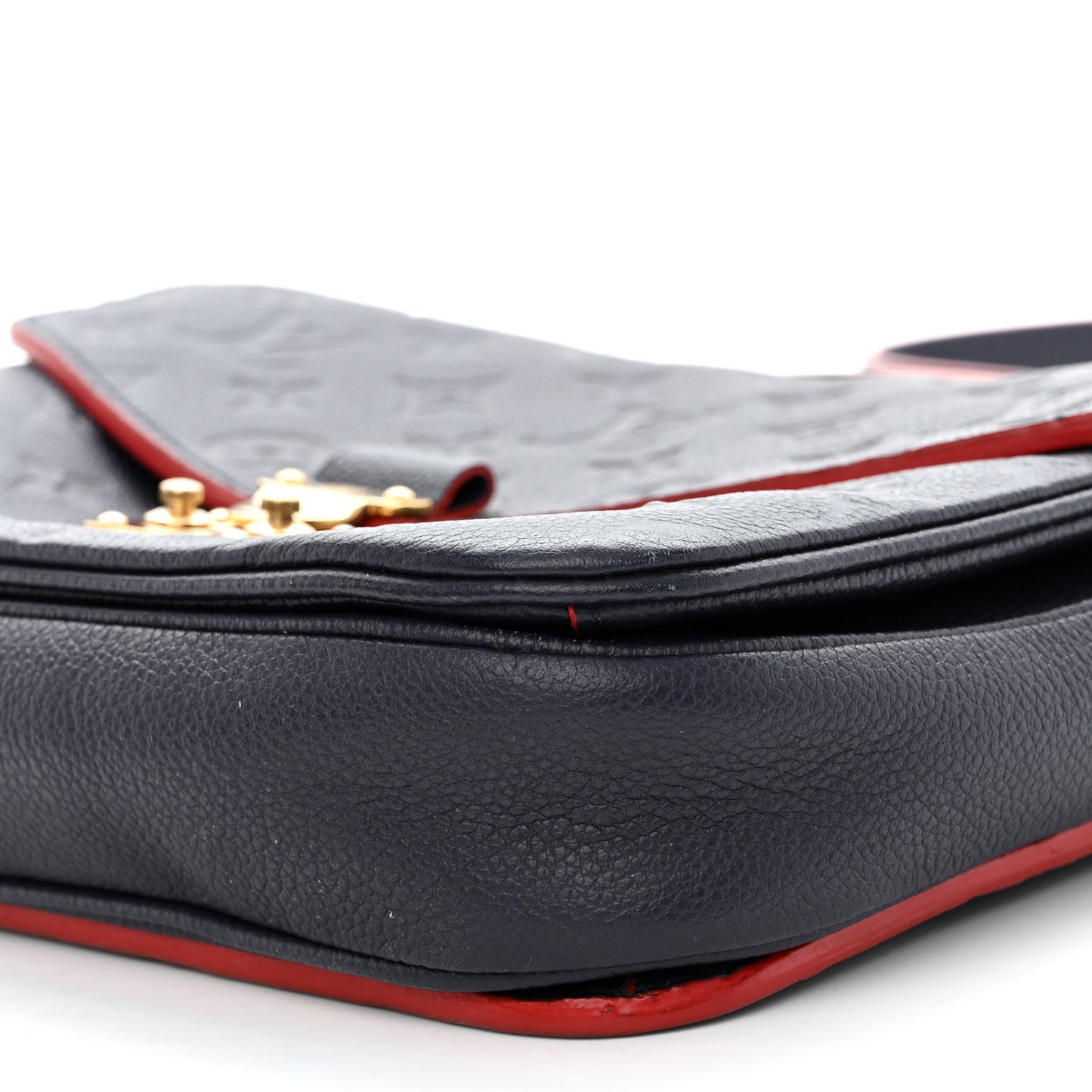 LOUIS VUITTON Empreinte Pochette Metis Marine Rouge