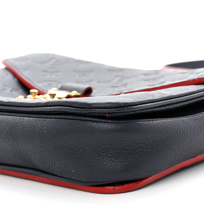Louis Vuitton LOUIS VUITTON Empreinte Pochette Metis Marine Rouge 8 of 8