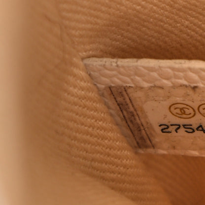Chanel Grained Calfskin Small Stitched Flap White 9 of 13