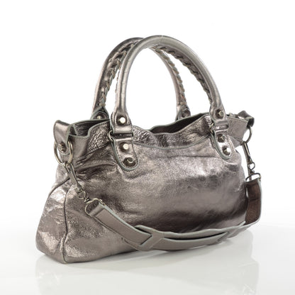 Balenciaga Agneau Classic Hardware First Pewter 9 of 15