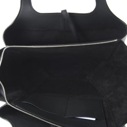 Celine Baby Grained Calfskin Small Tri-Fold Bag Black 5 of 9