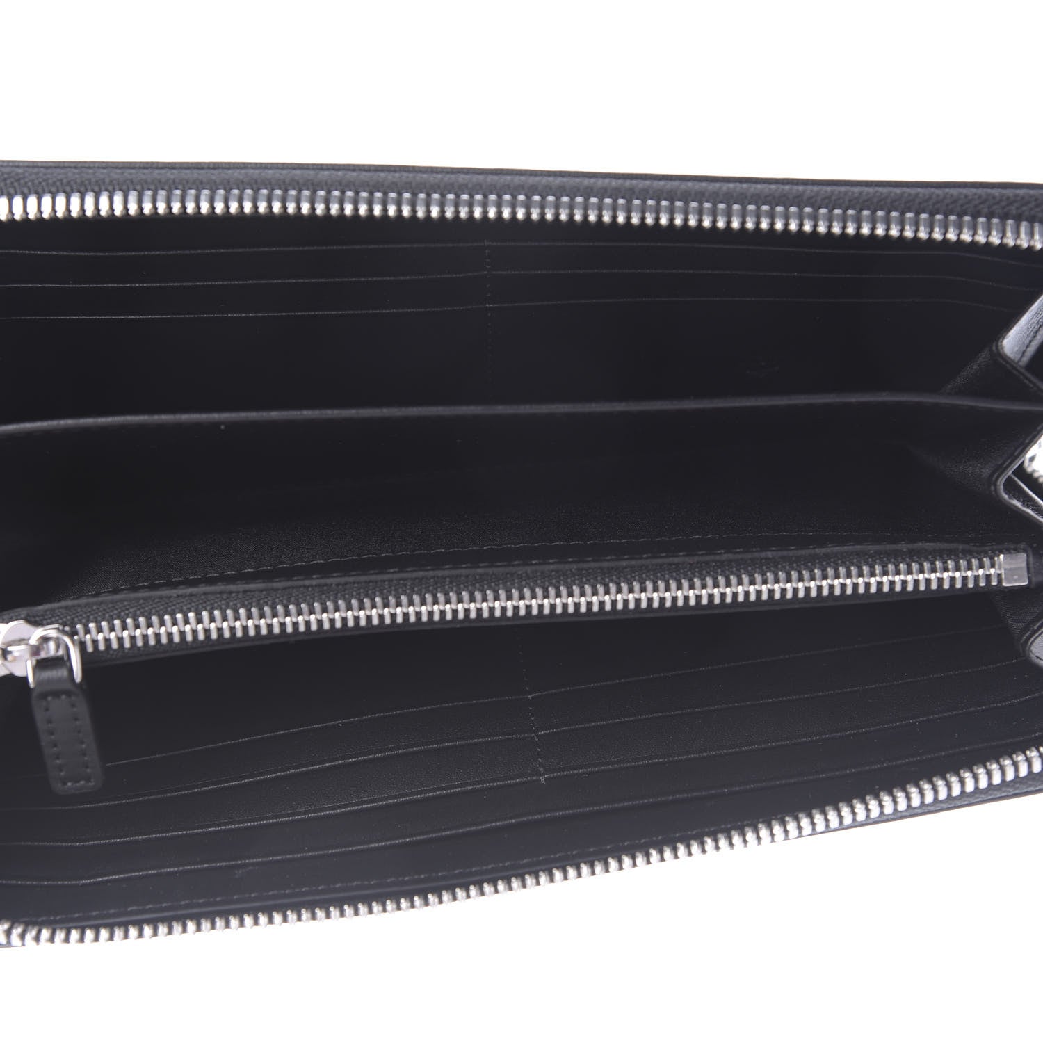 MCM Visetos Zip Around Wallet Black 4 of 9