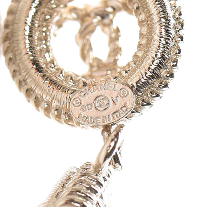Chanel Pearl CC Drop Earrings Gold 3 of 5