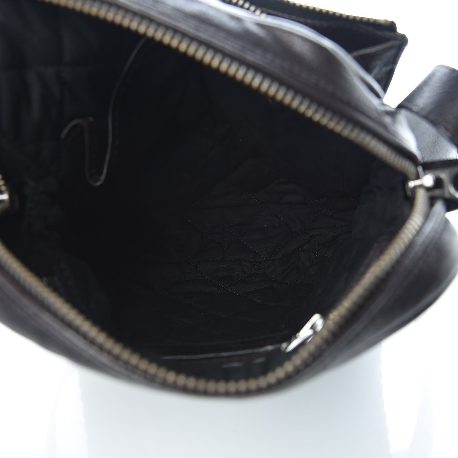 Burberry Grained Buffalo Messenger Bag Dark Brown 5 of 10