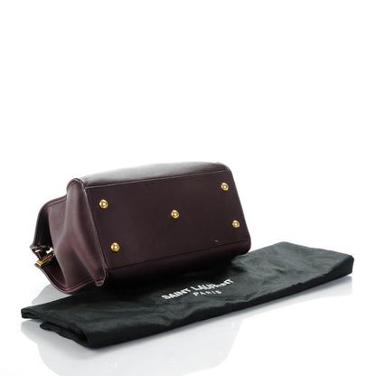 Saint Laurent Calfskin Small Classic Y Cabas Bordeaux 4 of 9