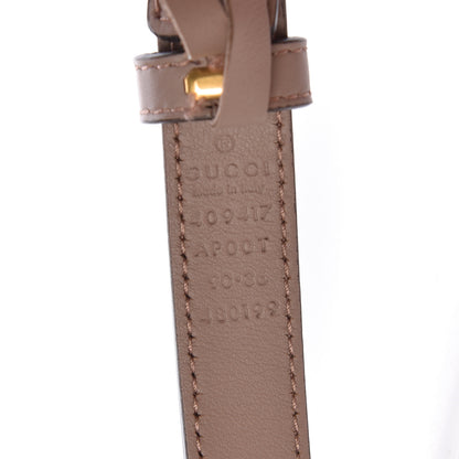 Gucci Calfskin Double G 20mm Belt 90 36 Porcelain Rose 4 of 7