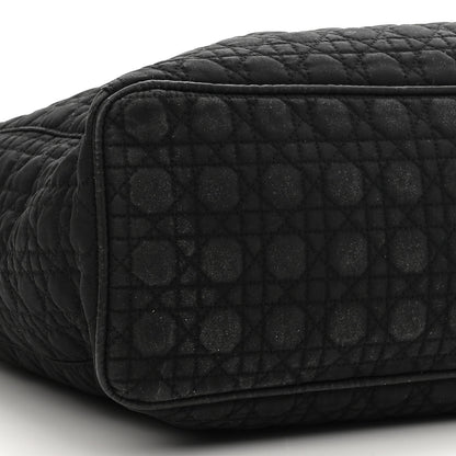 Christian Dior Nylon Cannage Large Lady Dior Tote Black 9 of 12