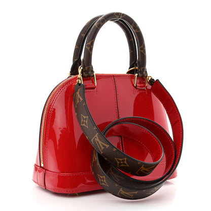 Louis Vuitton Patent Monogram Alma BB Scarlet 2 of 12