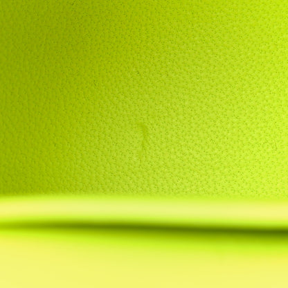 Balenciaga Semi Shiny Calfskin Crocodile Embossed Hourglass Top Handle Bag Mini Fluo Yellow 11 of 11
